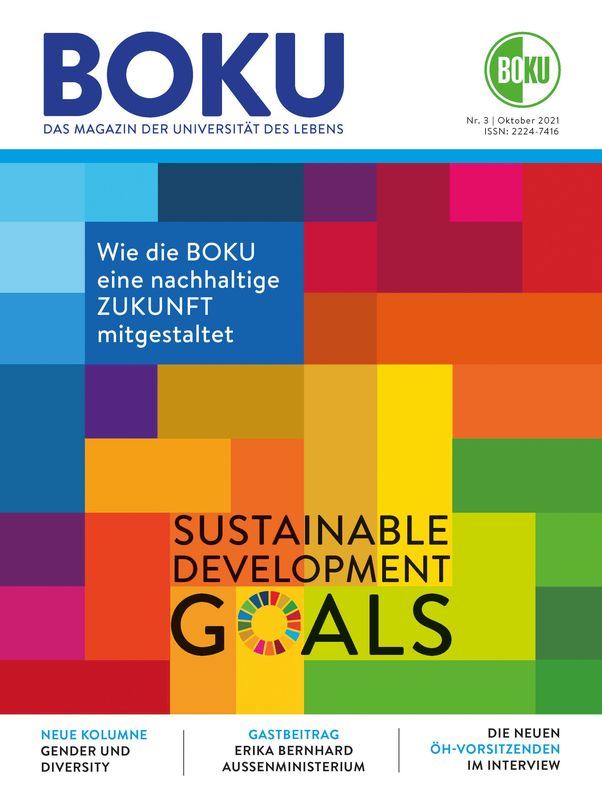 Bucheinband von 'BOKU - Das Magazin der Universität des Lebens, Band 3/2021'