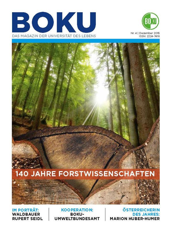 Cover of the book 'BOKU - Das Magazin der Universität des Lebens, Volume 4/2015'