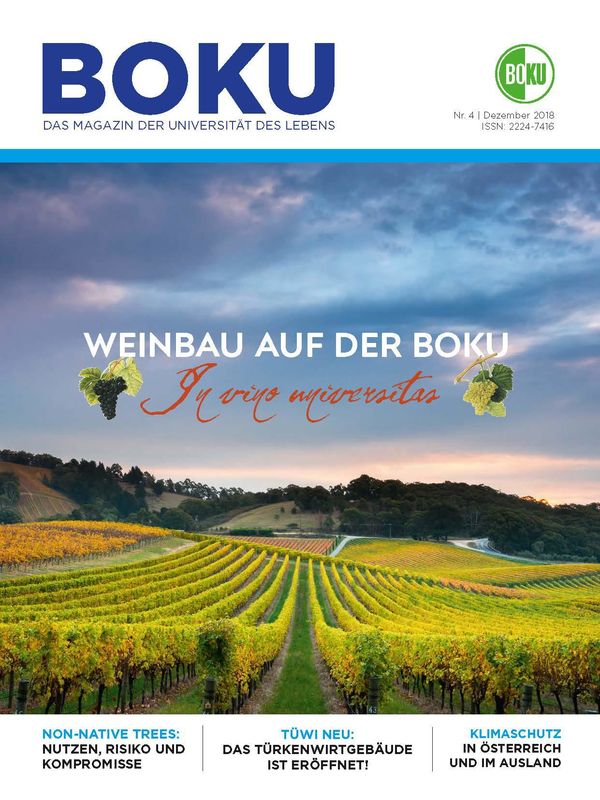 Cover of the book 'BOKU - Das Magazin der Universität des Lebens, Volume 4/2018'