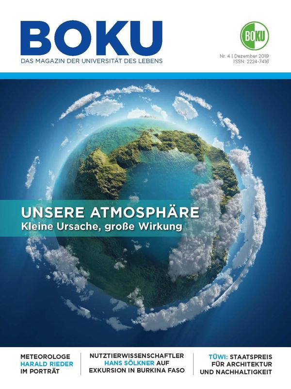 Cover of the book 'BOKU - Das Magazin der Universität des Lebens, Volume 4/2019'