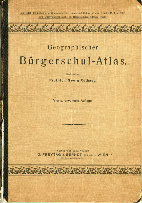 Bucheinband von 'Geographischer Bürgerschul-Atlas'