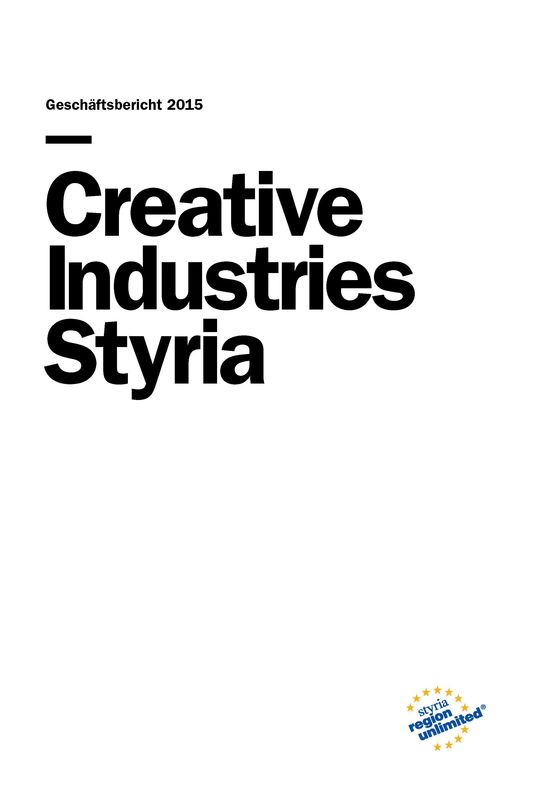 Cover of the book 'Creative Industries Styria - Geschäftsbericht 2015'