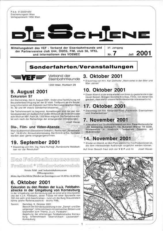 Cover of the book 'Die Schiene, Volume 27/07'