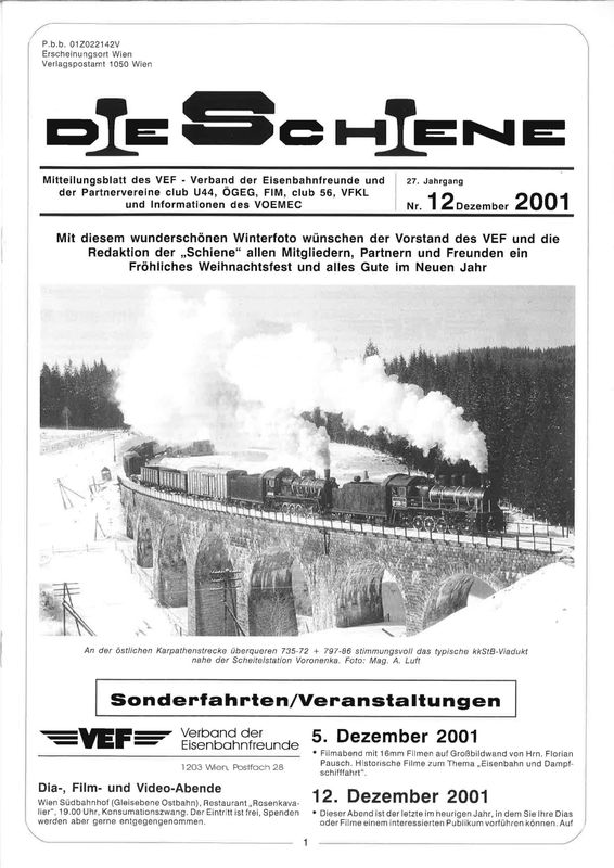 Cover of the book 'Die Schiene, Volume 27/12'