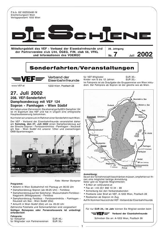 Cover of the book 'Die Schiene, Volume 28/07'