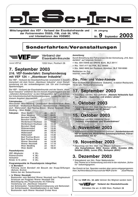 Cover of the book 'Die Schiene, Volume 29/09'