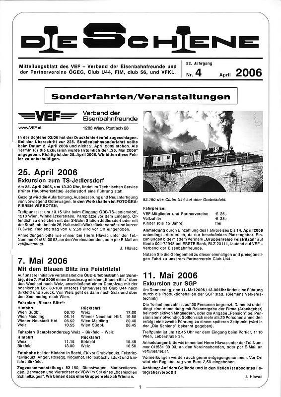 Cover of the book 'Die Schiene, Volume 32/04'