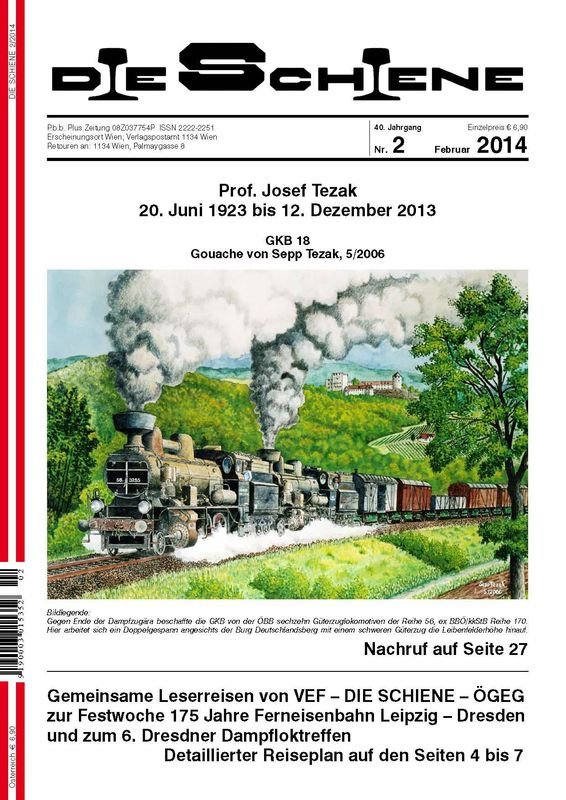 Cover of the book 'Die Schiene, Volume 40/02'