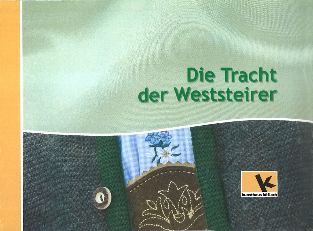 Bucheinband von 'Die Tracht der Weststeirer'