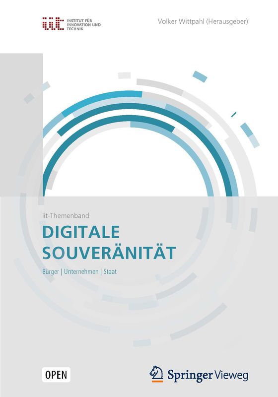 Cover of the book 'Digitale Souveränität - Bürger | Unternehmen | Staat'