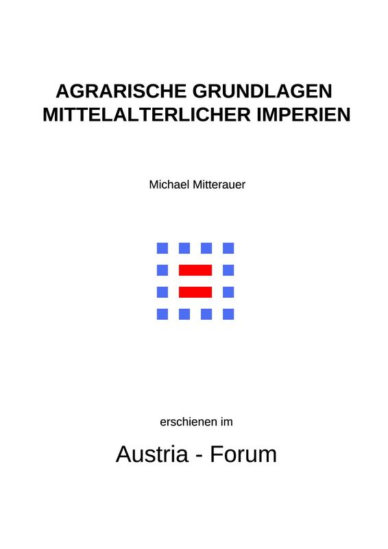 Bucheinband von 'Agrarische Grundlagen mittelalterlicher Imperien - Europa und China im Vergleich'