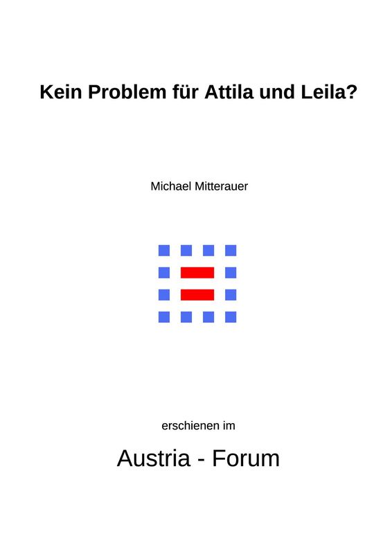 Cover of the book 'Kein Problem für Attila und Leila? - Zur Namengebung in bikulturellen Familien'