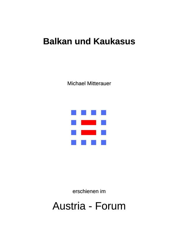 Cover of the book 'Balkan und Kaukasus - Gebirgsgesellschaften im Vergleich'