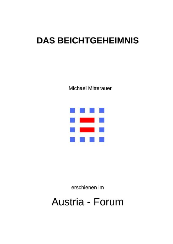 Cover of the book 'Das Beichtgeheimnis'