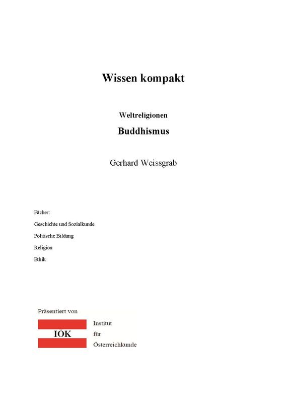 Cover of the book 'Wissen kompakt - Buddhismus'