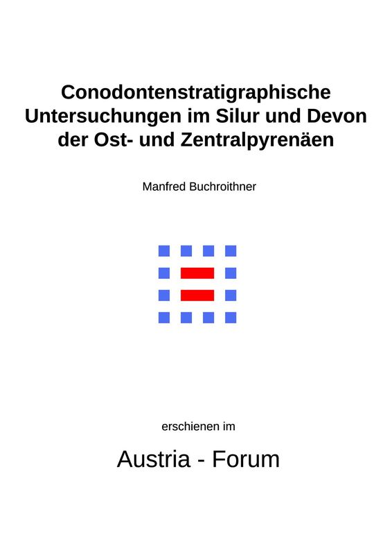 Bucheinband von 'Conodontenstratigraphische Untersuchungen im Silur und Devon der Ost- und Zentralpyrenäen'