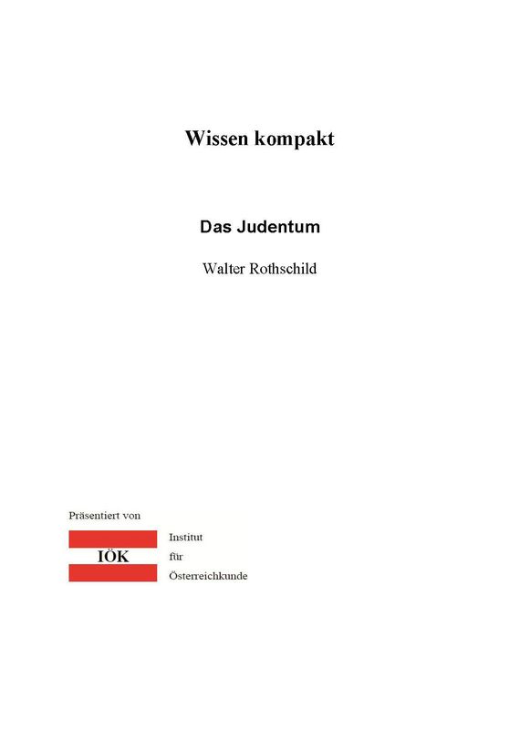 Bucheinband von 'Wissen kompakt - Das Judentum'