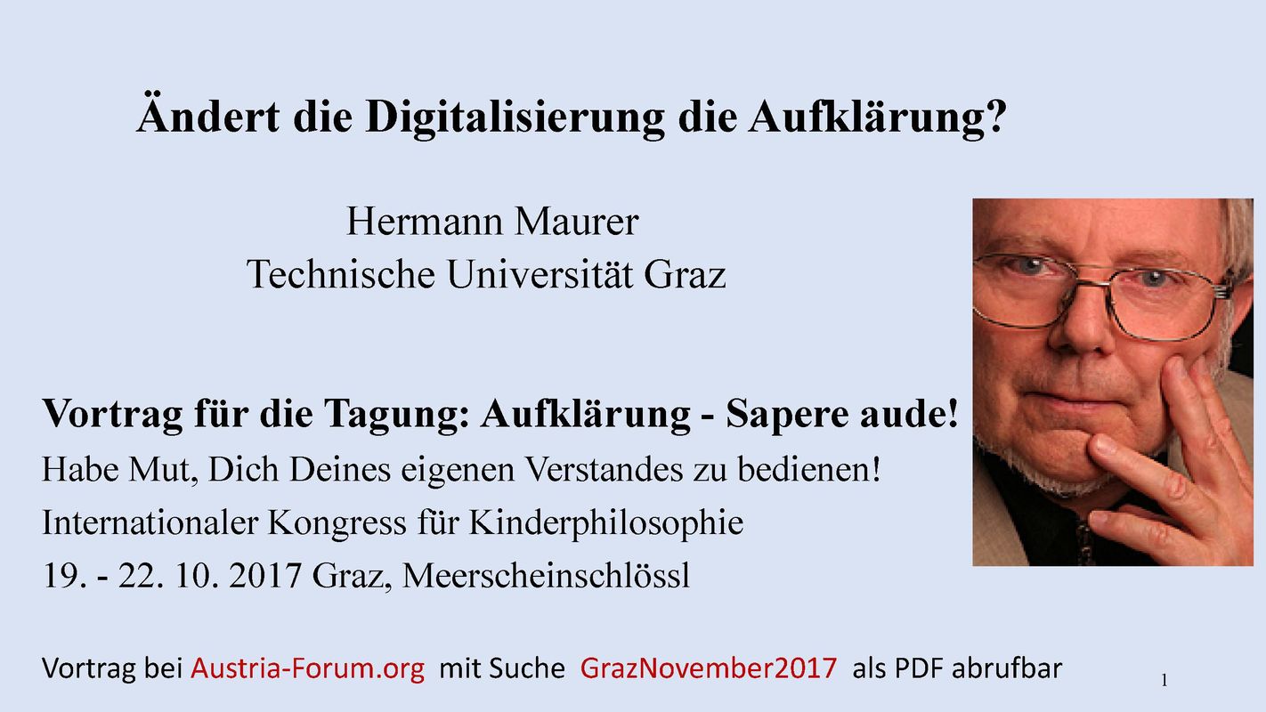 Cover of the book 'Ändert die Digitalisierung die Aufklärung?'