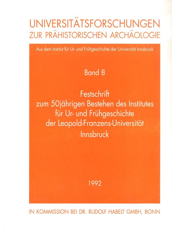 Bucheinband von 'Anthropologische Bestimmung des frühkaiserzeitlichen Skelettes von Thal, Gemeinde Assling, Osttirol'