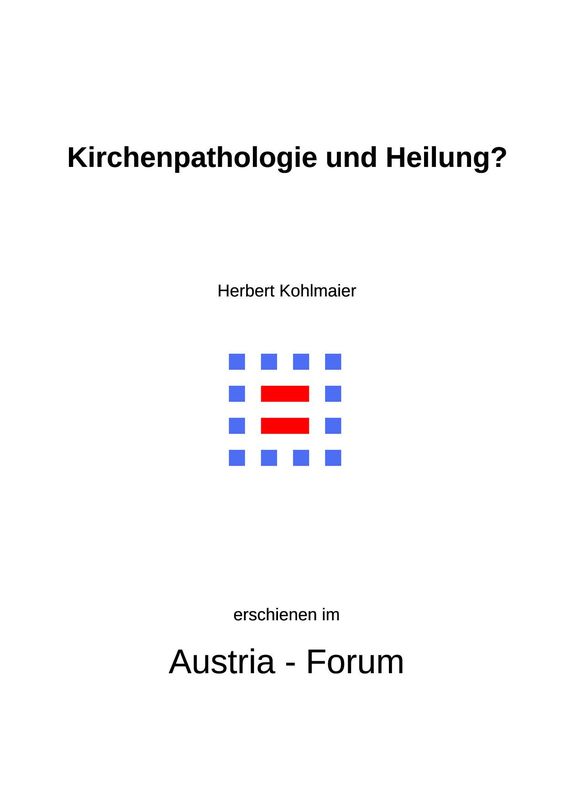 Bucheinband von 'Gedanken zu Glaube und Zeit - Kirchenpathologie und Heilung?, Band 3'