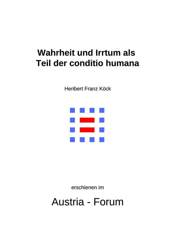 Bucheinband von 'Gedanken zu Glaube und Zeit - Wahrheit und Irrtum als Teil der conditio humana, Band 113'