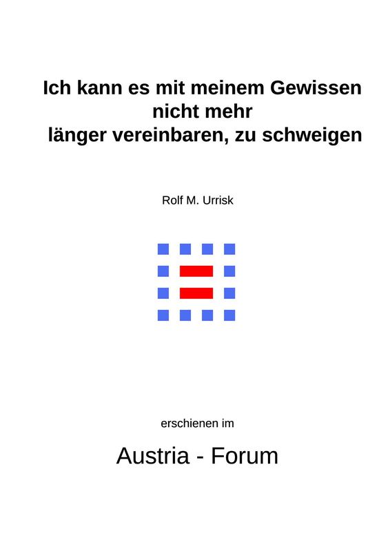 Bucheinband von 'Gedanken zu Glaube und Zeit - Ich kann es mit meinem Gewissen nicht mehr länger vereinbaren, zu schweigen, Band 128'