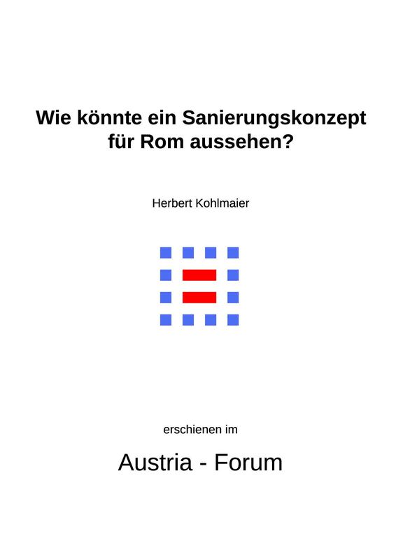 Bucheinband von 'Gedanken zu Glaube und Zeit - Wie könnte ein Sanierungskonzept für Rom aussehen?, Band 138'