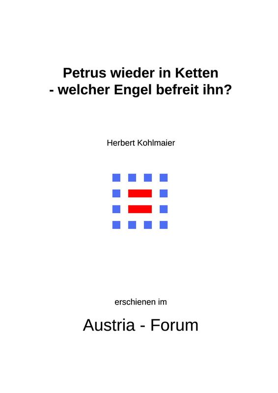 Bucheinband von 'Gedanken zu Glaube und Zeit - Petrus wieder in Ketten - welcher Engel befreit ihn?, Band 146'