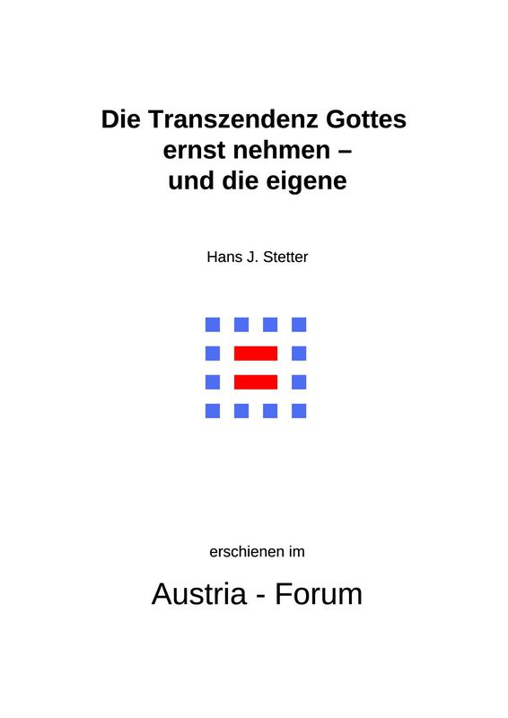 Cover of the book 'Gedanken zu Glaube und Zeit - Die Transzendenz Gottes ernst nehmen – und die eigene, Volume 222'