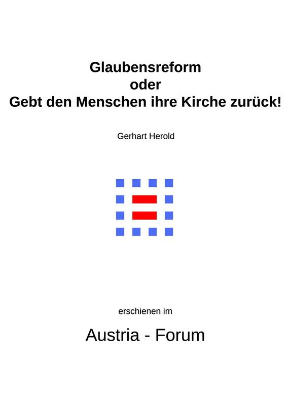 Bucheinband von 'Gedanken zu Glaube und Zeit - Glaubensreform oder Gebt den Menschen ihre Kirche zurück!, Band 242'