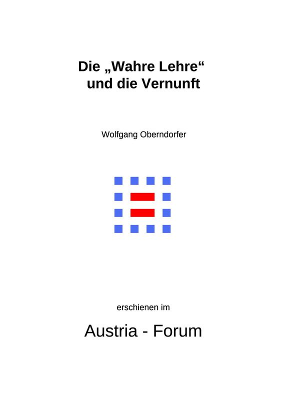 Bucheinband von 'Gedanken christlichen Glaubens unserer Zeit - Die „Wahre Lehre“ und die Vernunft, Band 291'