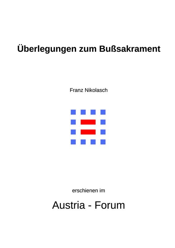 Bucheinband von 'Gedanken zu Glaube und Zeit - Überlegungen zum Bußsakrament, Band 29'