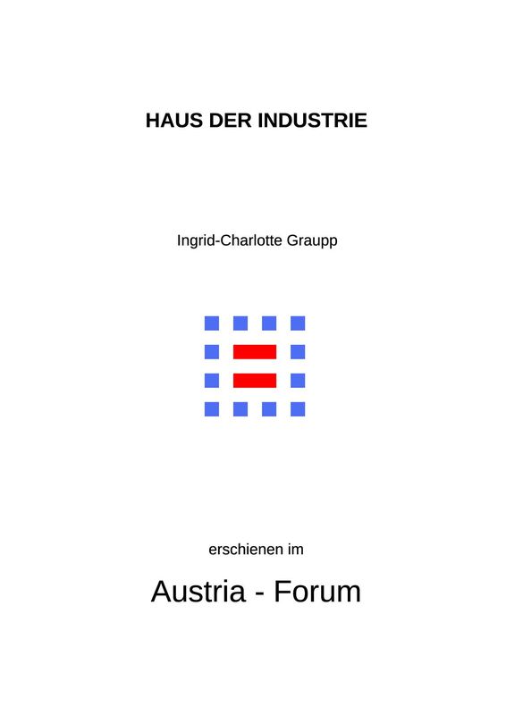 Cover of the book 'HAUS DER INDUSTRIE'