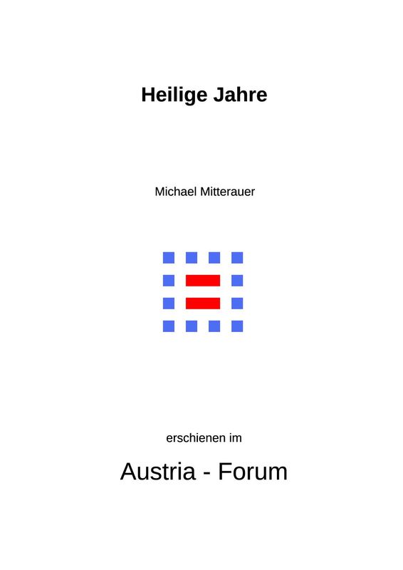 Cover of the book 'Heilige Jahre'