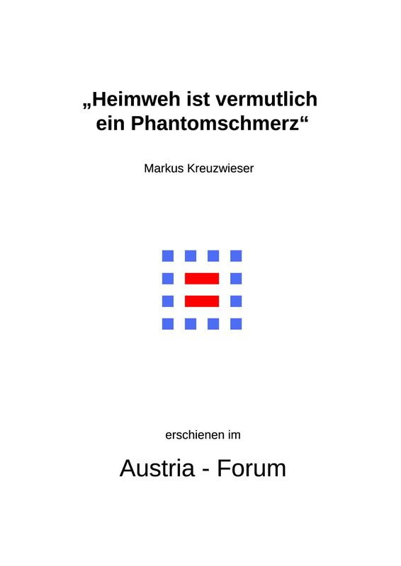 Bucheinband von '„Heimweh ist vermutlich ein Phantomschmerz“ - Beispiele zum Salzkammergut als literarischem Handlungsort'