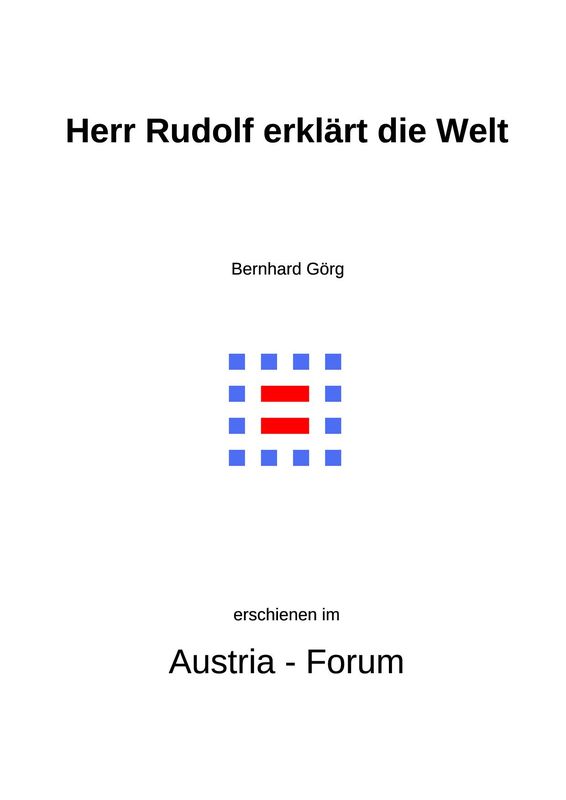 Cover of the book 'Herr Rudolf erklärt die Welt'