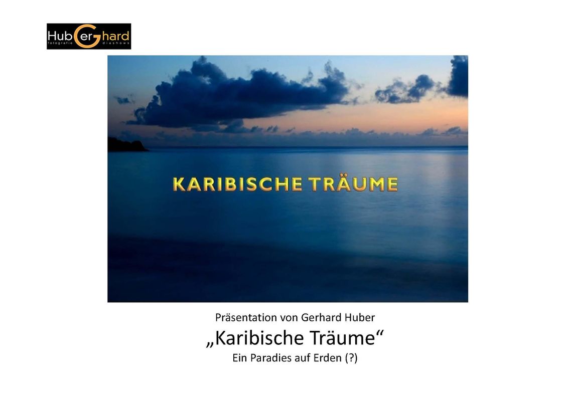 Bucheinband von 'Karibische Träume - Ein Paradies auf Erden (?)'