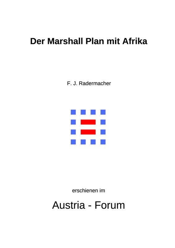 Cover of the book 'Der Marshall Plan mit Afrika - Ein Ansatz zur Umsetzung der Agenda 2030?!'