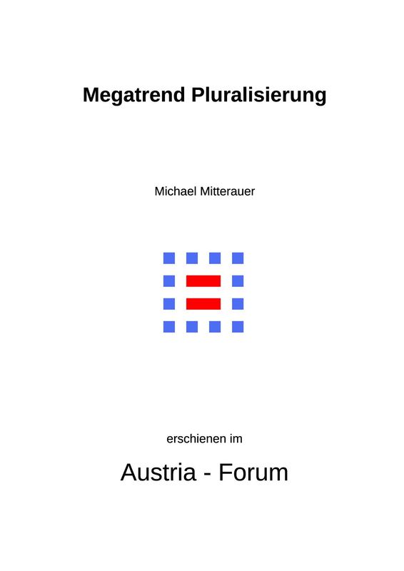Cover of the book 'Megatrend Pluralisierung - Sozialhistorische Perspektiven'