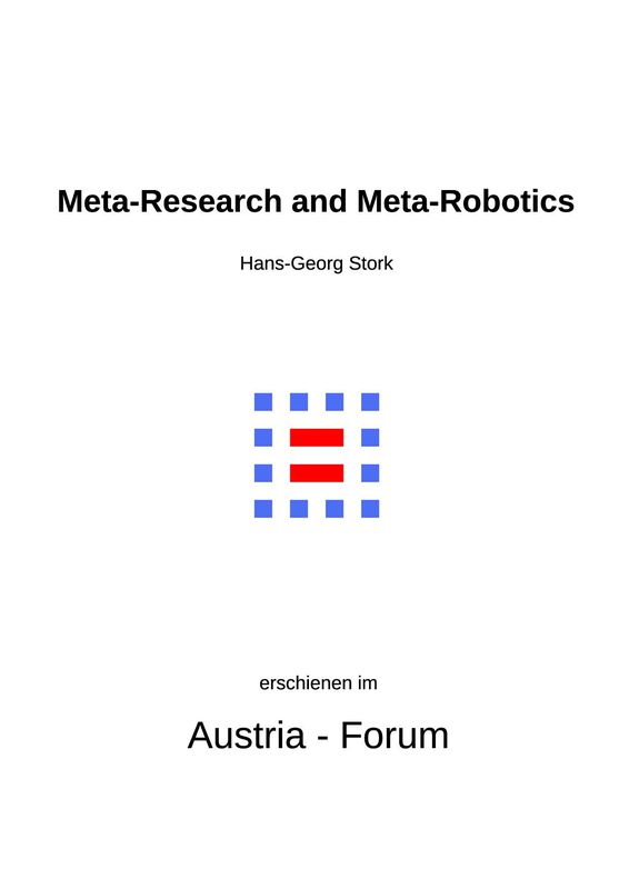 Bucheinband von 'Meta-Research and Meta-Robotics'