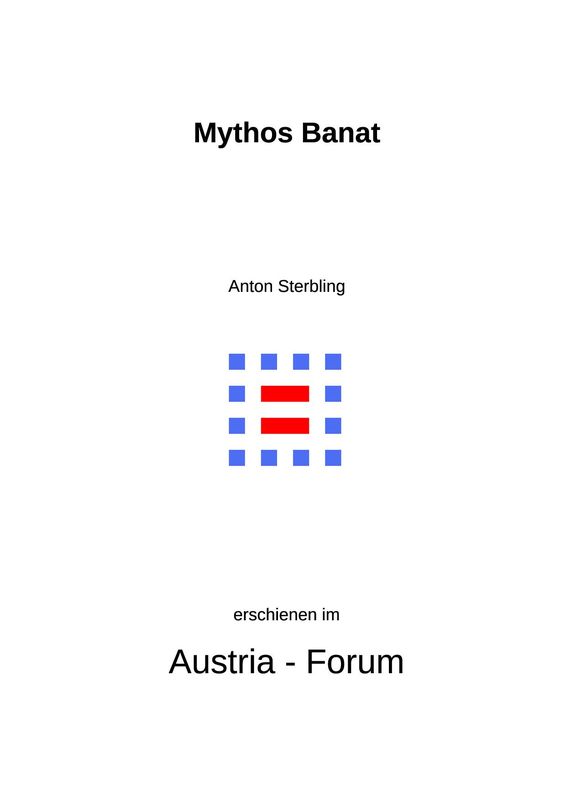 Bucheinband von 'Mythos Banat'