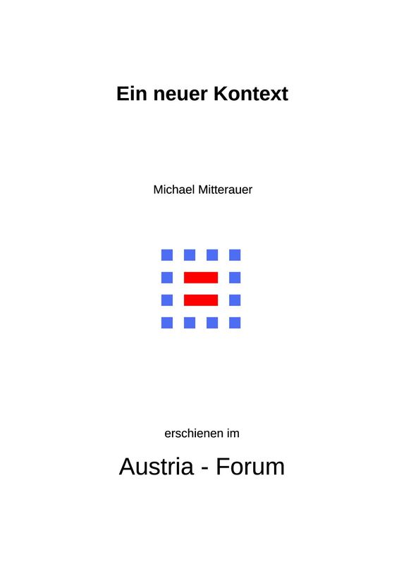 Cover of the book 'Ein neuer Kontext - Historische Familienforschung an der Jahrhundertwende'