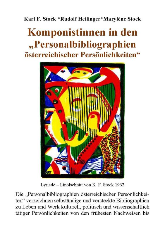 Cover of the book 'Komponistinnen in den „Personalbibliographien österreichischer Persönlichkeiten“'