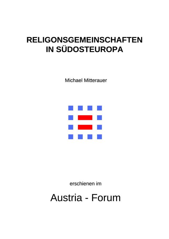 Cover of the book 'Religionsgemeinschaften in Südosteuropa'