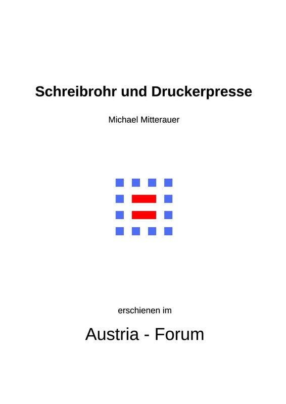 Cover of the book 'Schreibrohr und Druckerpresse - Transferproblme einer Kommunikationstechnologie'