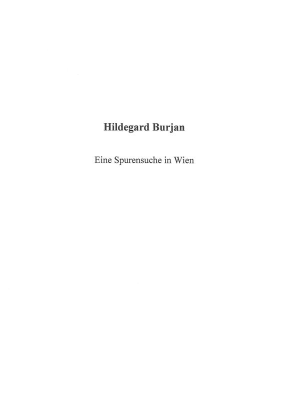 Cover of the book 'Hildegar Burjan: Eine Spurensuche in Wien'