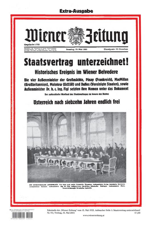 Bucheinband von 'Staatsvertrag unterzeichnet! - Historisches Ereignis im Wiener Belvedere'