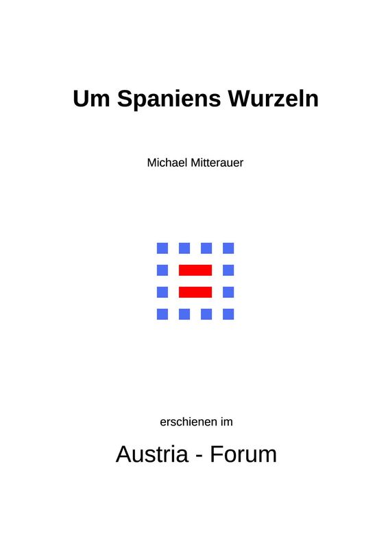 Cover of the book 'Um Spaniens Wurzeln'