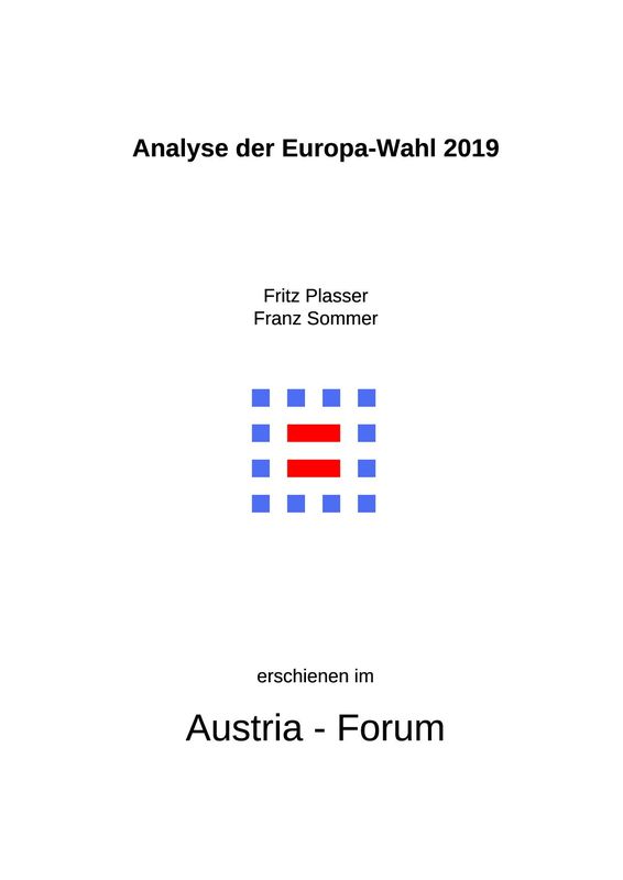 Cover of the book 'Analyse der Europa-Wahl 2019 - Einstellungen, Motive und Reaktionen auf die Regierungskrise'