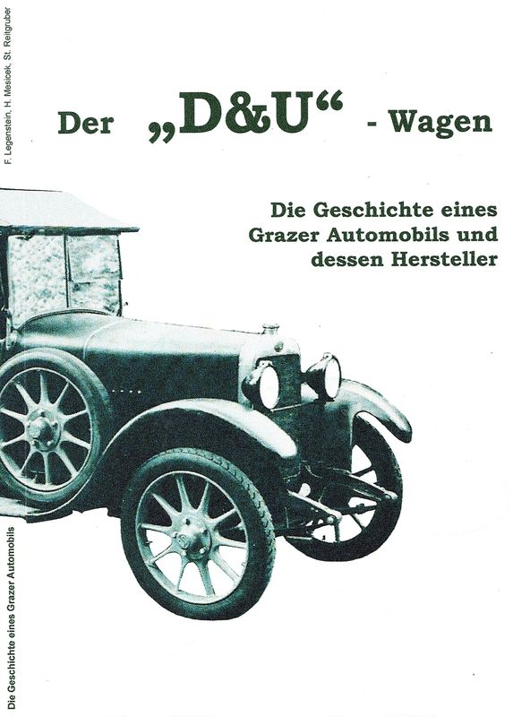 Bucheinband von 'Der „D & U“ Wagen - Die Geschichte eines Grazer Automobils und dessen Hersteller'